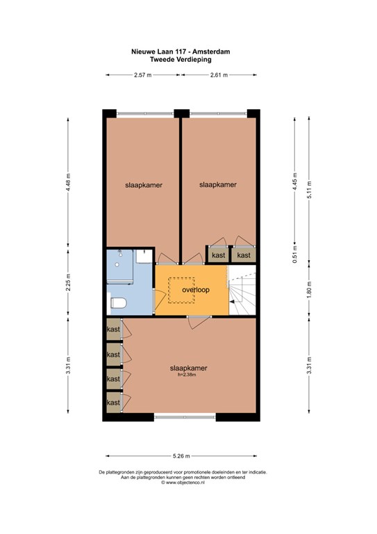 Amsterdam – Nieuwe Laan 117 – Floorplan 2