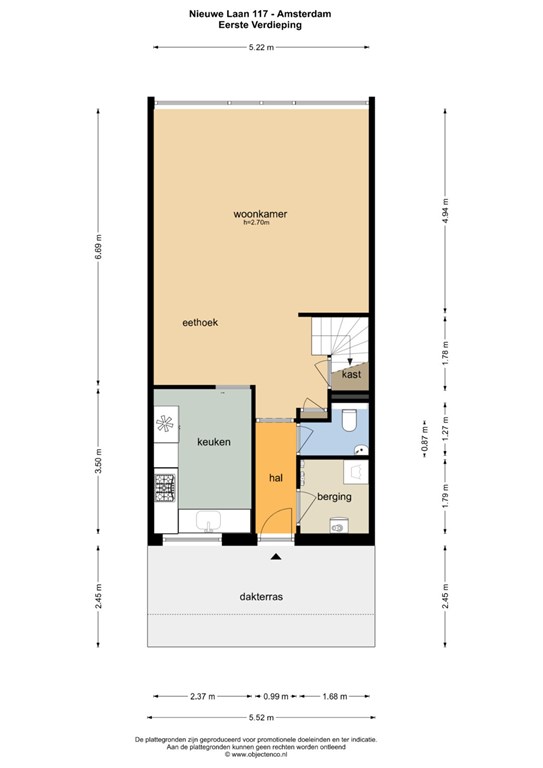 Amsterdam – Nieuwe Laan 117 – Floorplan