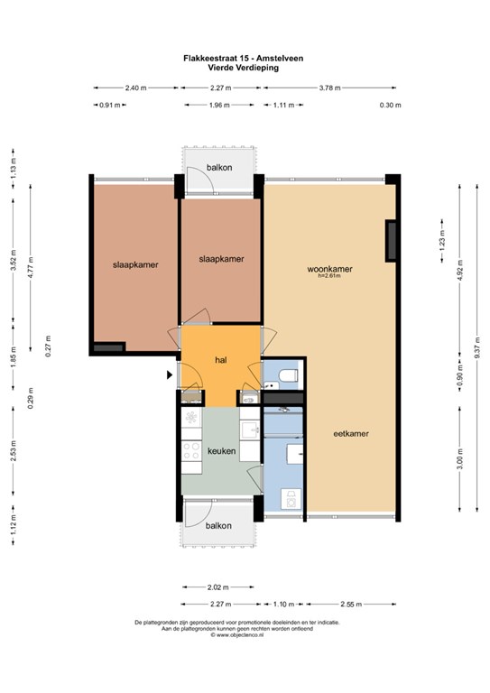 Amstelveen – Flakkeestraat 15 – Floorplan